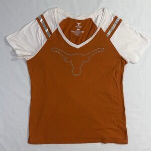 Texas Longhorns Authentic Apparel We Are Texas Women's T-Shirt Size Large Cotton